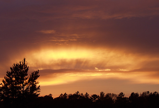 photo "Shades of Evening" tags: landscape, clouds, sunset