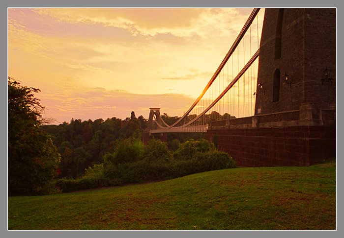 photo "Avon Gorge Bridge" tags: landscape, architecture, sunset