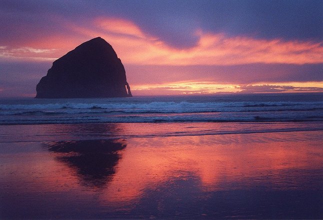 фото "Sunset at the cape" метки: пейзаж, закат, осень
