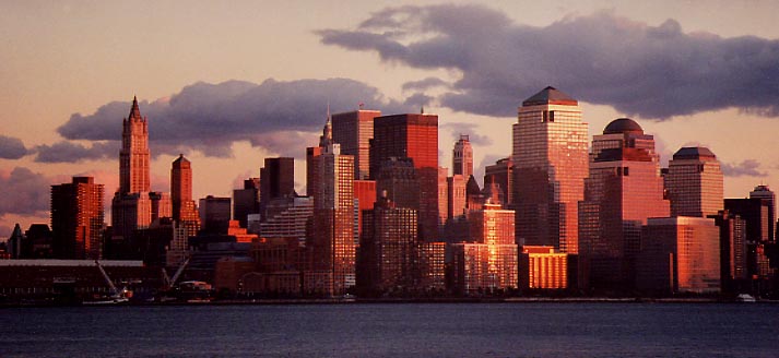 photo "city panoramic right before sunset" tags: travel, architecture, landscape, North America