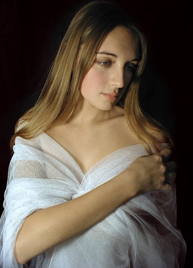 photo "Phenomenon to Roman-2... Series "White and Black"" tags: portrait, genre, woman