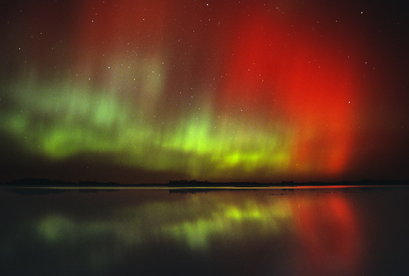 photo "The Sky`s on Fire" tags: landscape, night, water