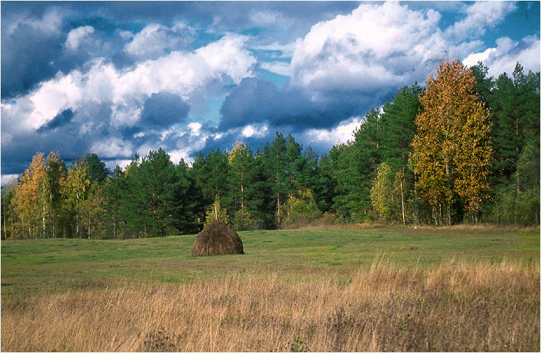фото "Осенний пейзаж" метки: пейзаж, облака, осень