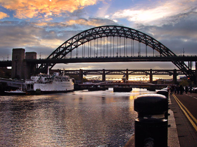 фото "Newcastle at Dusk" метки: пейзаж, путешествия, Европа, ночь