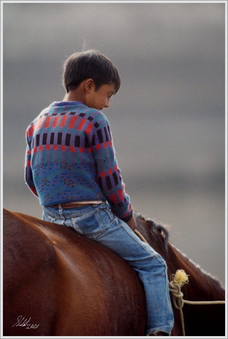 photo "Boy on Horseback" tags: portrait, travel, South America, children