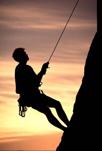 photo "Rockclimber" tags: sport, landscape, sunset