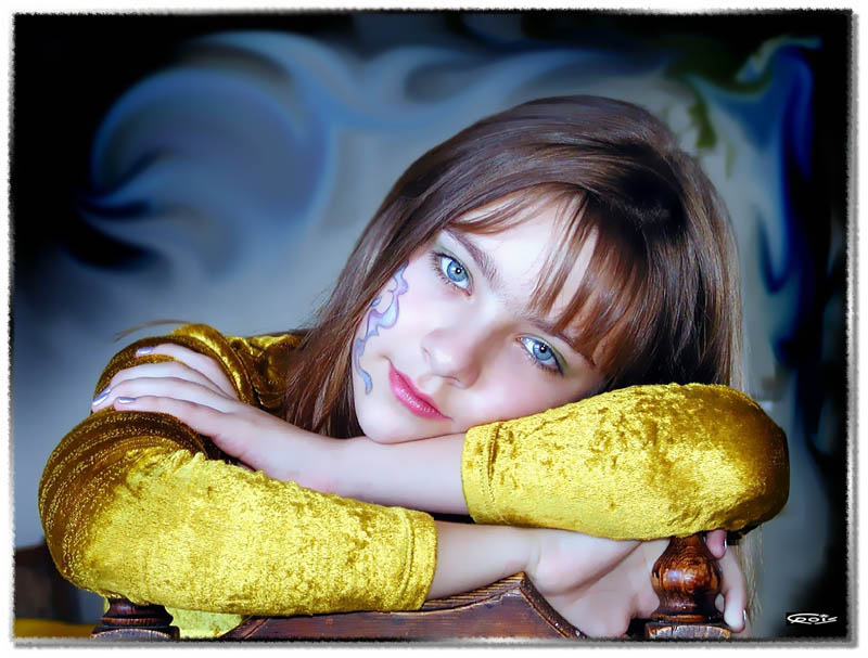 photo "Kristina" tags: portrait, montage, children