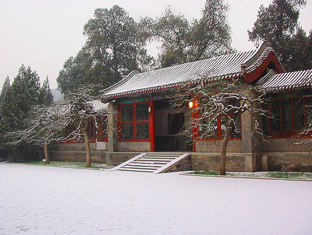 photo "Palace Light In Snow Evening" tags: travel, Asia