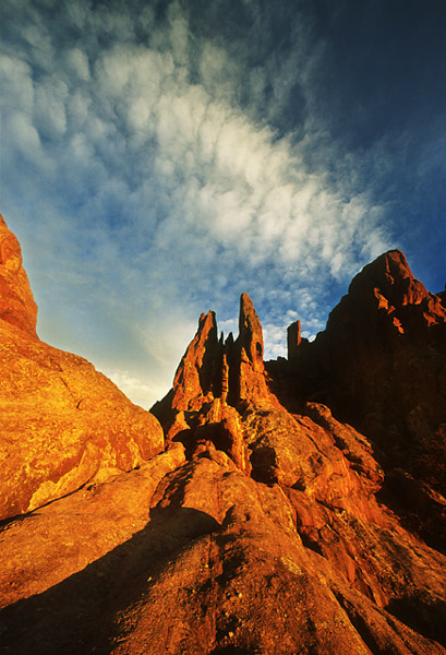 фото "Pinacles At Red Rocks" метки: пейзаж, горы, облака