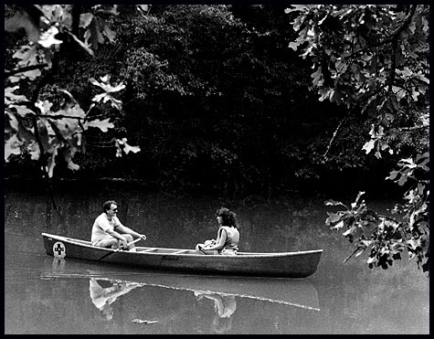 фото "A quiet Canoe Outing on the South Fork River" метки: пейзаж, жанр, лето