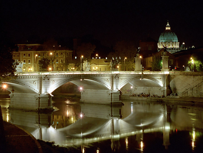 photo "The Roman vacation" tags: architecture, landscape, night