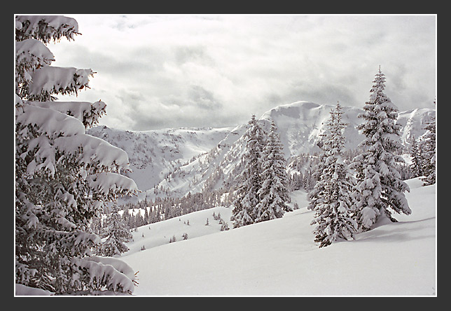 photo "The Alpine sketches 1" tags: landscape, mountains, winter