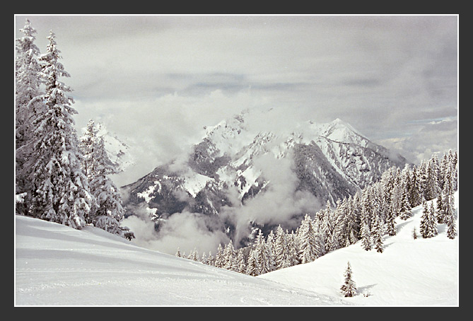 photo "The Alpine sketches 3" tags: landscape, mountains, winter