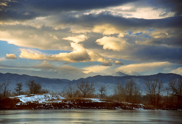 фото "Longs Peak From Sawhill" метки: пейзаж, горы, закат