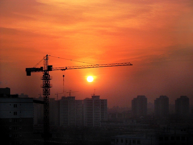 photo "Sunrise Impressing, Beijing" tags: travel, Asia