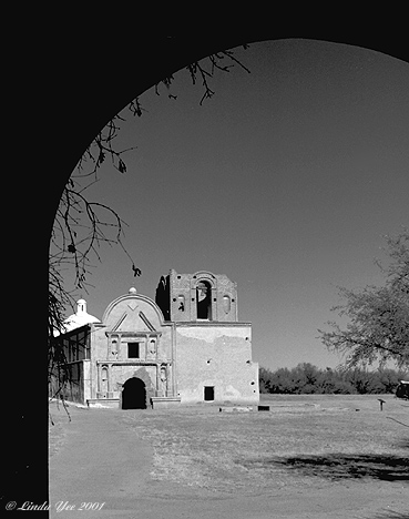 фото "Tumacacori Arch" метки: путешествия, Северная Америка