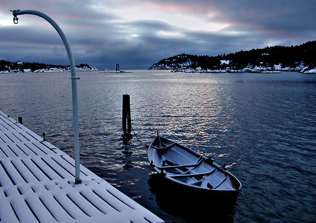 фото "Winter Blues" метки: пейзаж, вода, зима