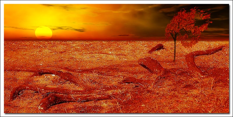 photo "Melting In The Sun" tags: montage, landscape, sunset