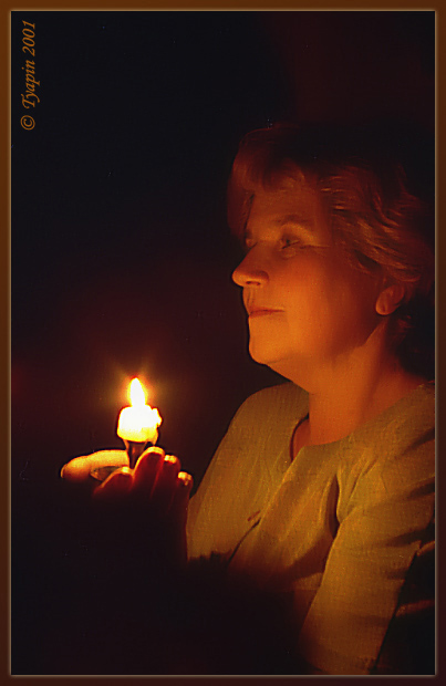 photo "Candle-end" tags: portrait, woman