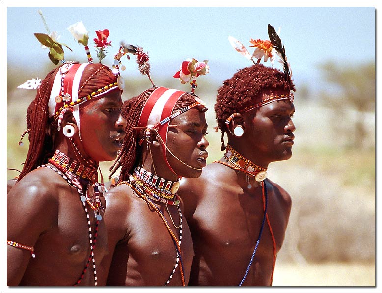 photo "Massaiwarriers" tags: portrait, travel, Africa