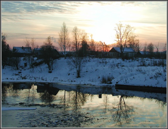 photo "Reflection-1" tags: landscape, water, winter