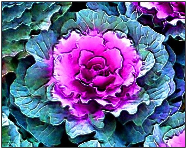 фото "Розы в капусте" метки: природа, разное, цветы