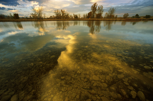 photo "Contemplation At Water`s Edge" tags: landscape, sunset, water