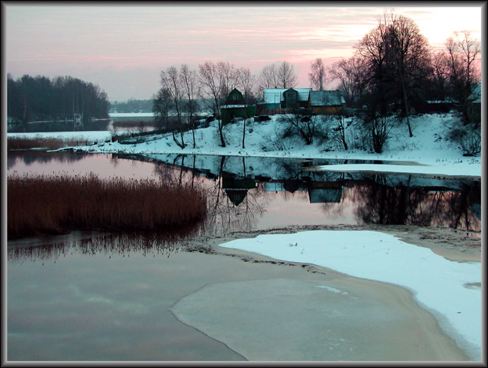 photo "Reflection-3" tags: landscape, water, winter