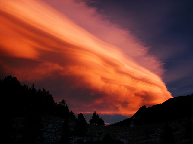 photo "Silk Scarf Sunset" tags: landscape, clouds, sunset