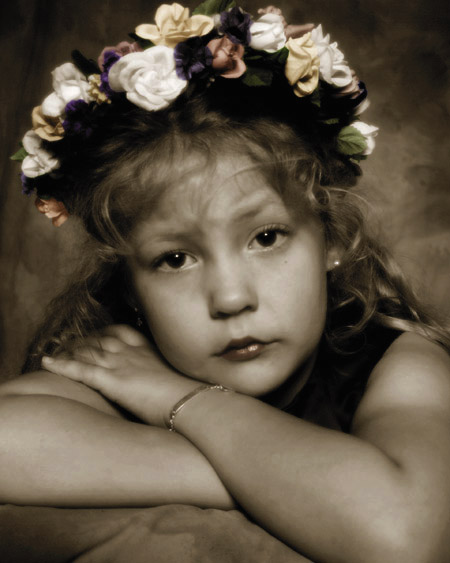 photo "flower girl" tags: portrait, montage, children