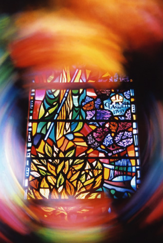 фото "Church Window On Fire" метки: абстракция, архитектура, пейзаж, 