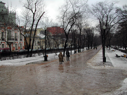 photo "The Tverskoy boulevard  (parkway) in Moscow" tags: architecture, landscape, winter