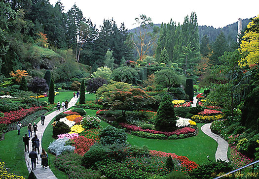 фото "Heaven on Earth - Butchart Gardens" метки: путешествия, пейзаж, Северная Америка, осень