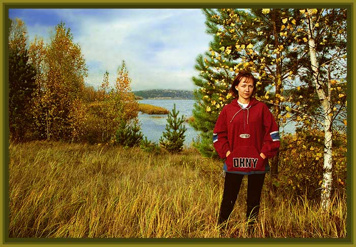 фото "В родных местах" метки: пейзаж, портрет, женщина, осень