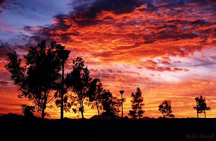 photo "Sky Inferno" tags: travel, landscape, Africa, sunset