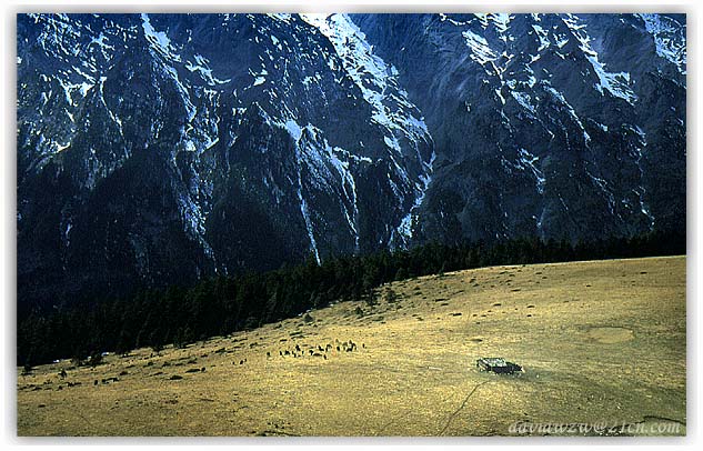 photo "In the snowy mountains" tags: landscape, mountains