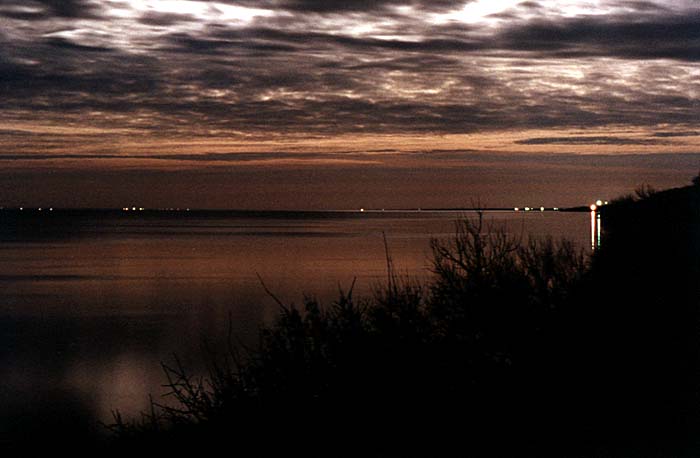 фото "Полнолуние на лимане" метки: пейзаж, вода, ночь