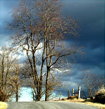 photo ""We`re Just Over the Hill"...." tags: landscape, winter