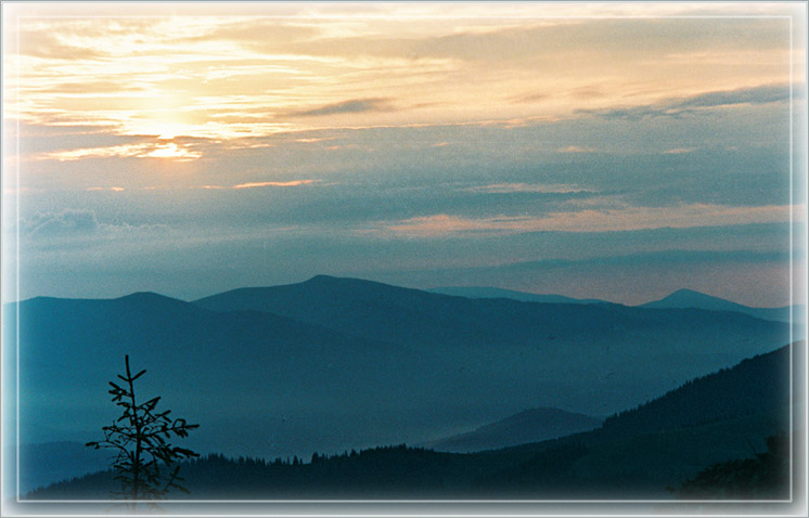 фото "Закат на Свидовце" метки: пейзаж, горы, закат
