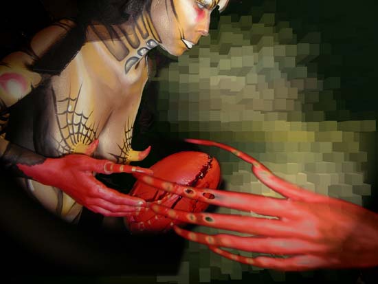 photo "red hands" tags: montage, 