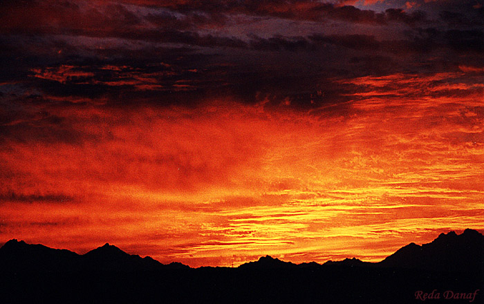 photo "Sky Inferno # 3" tags: travel, landscape, Africa, sunset