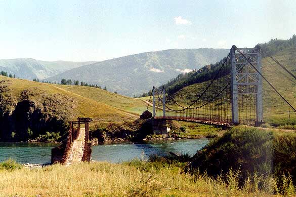 photo "Altai. Mountains. Two bridges" tags: landscape, mountains