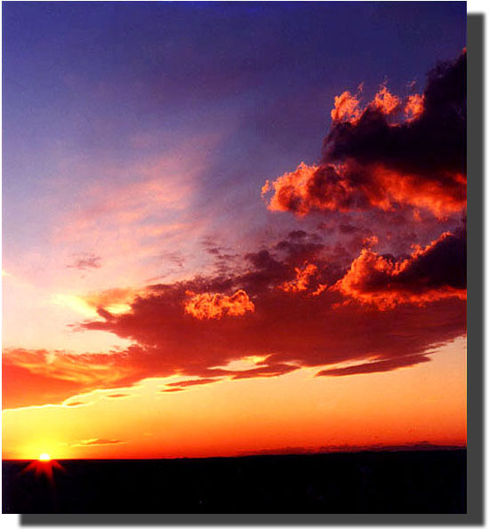 photo "Fiery Cloud" tags: landscape, clouds