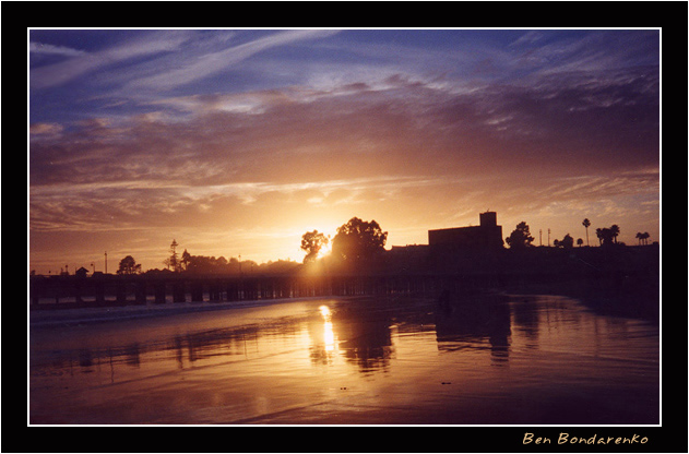 фото "Santa Cruz Sunset" метки: пейзаж, закат