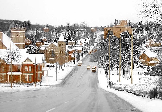 photo "Small town" tags: travel, landscape, North America, winter