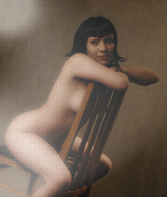 photo "The girl on a chair." tags: nude, portrait, woman