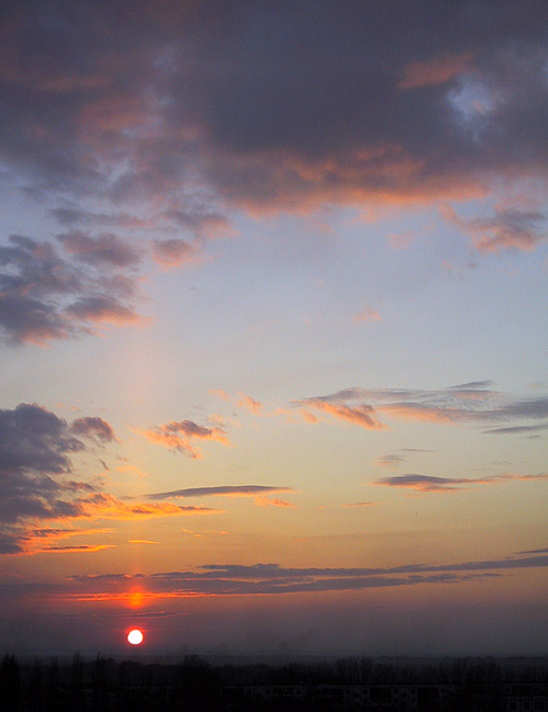 photo "See you tomorrow....." tags: landscape, clouds, sunset