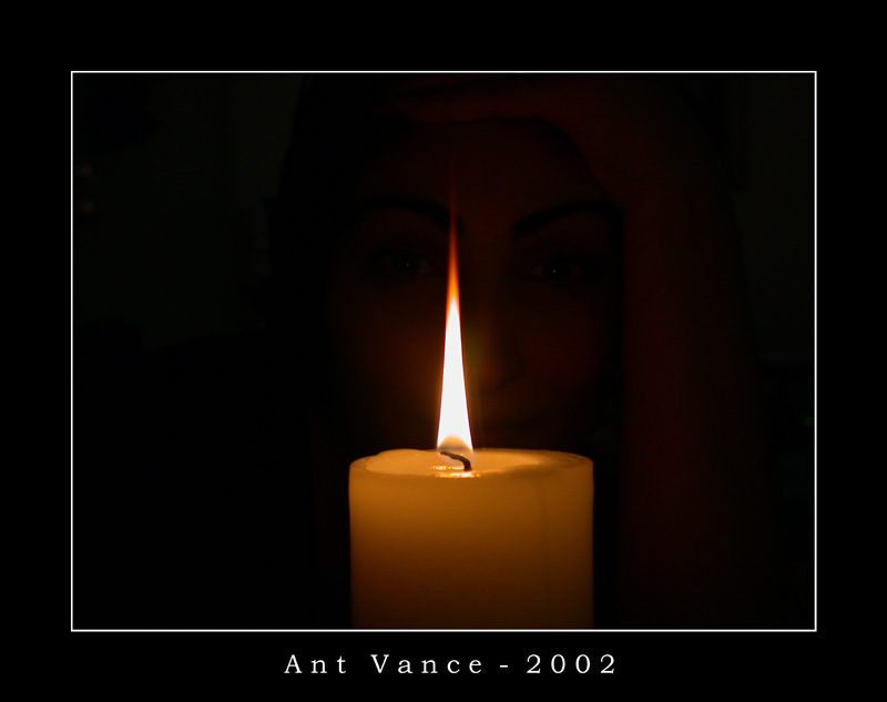 фото "Candle and Face" метки: портрет, абстракция, женщина