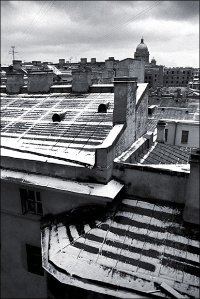 фото "пследний снег" метки: архитектура, пейзаж, зима