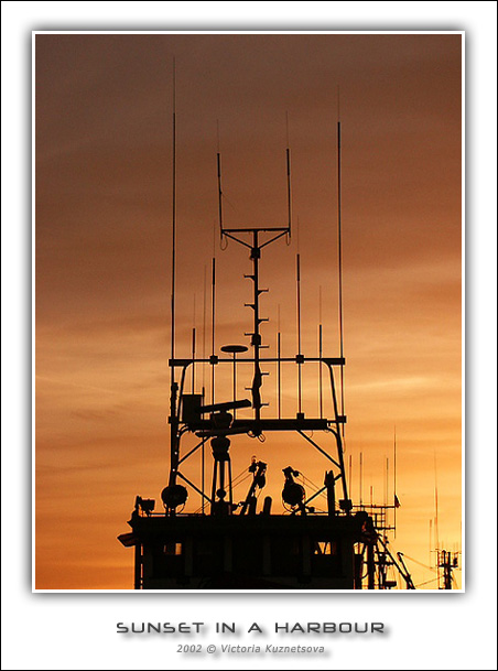 фото "Закат в порту" метки: пейзаж, закат